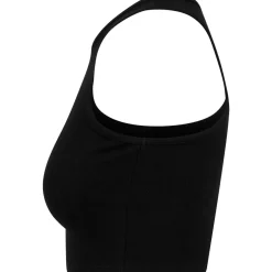 JEANS Lyhythihaiset Paidat Ja Topit></noscript>Urban Classics Crop ribbitoppi musta