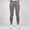JEANS Leggingsit>Urban Classics Cutted leggingsit acid black