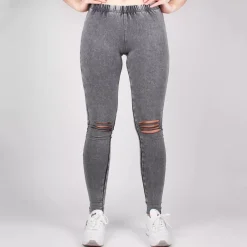 JEANS Leggingsit>Urban Classics Cutted leggingsit acid black