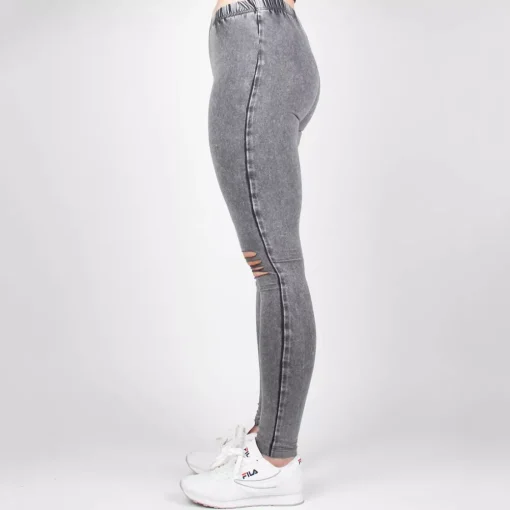 JEANS Leggingsit>Urban Classics Cutted leggingsit acid black