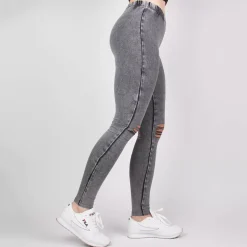 JEANS Leggingsit></noscript>Urban Classics Cutted leggingsit acid black