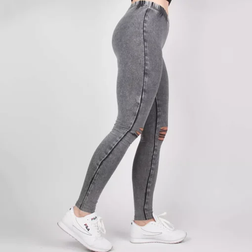JEANS Leggingsit>Urban Classics Cutted leggingsit acid black