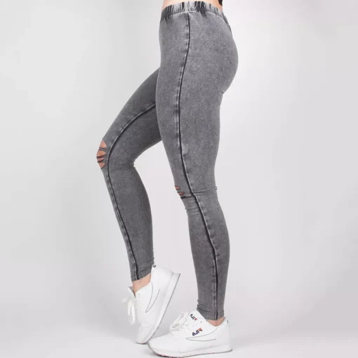 JEANS Leggingsit>Urban Classics Cutted leggingsit acid black