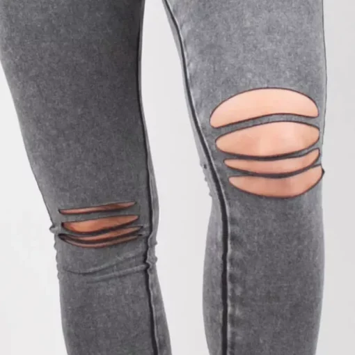 JEANS Leggingsit>Urban Classics Cutted leggingsit acid black