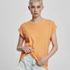 JEANS Lyhythihaiset Paidat Ja Topit>Urban Classics Extended t-paita papaya