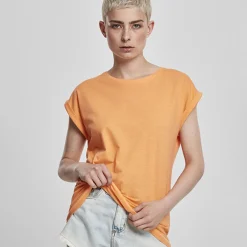 JEANS Lyhythihaiset Paidat Ja Topit>Urban Classics Extended t-paita papaya