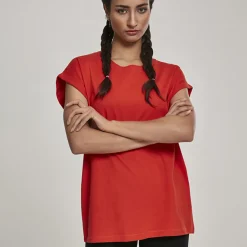 JEANS Lyhythihaiset Paidat Ja Topit>Urban Classics Extended t-paita Blood Orange
