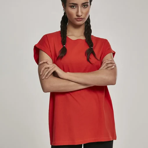 JEANS Lyhythihaiset Paidat Ja Topit>Urban Classics Extended t-paita Blood Orange