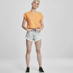JEANS Lyhythihaiset Paidat Ja Topit></noscript>Urban Classics Extended t-paita papaya