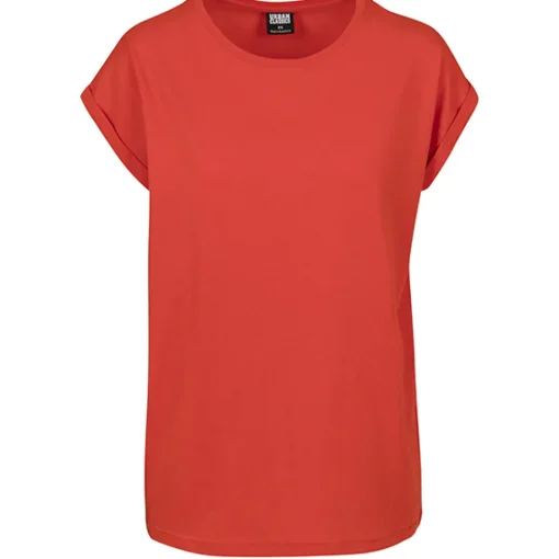 JEANS Lyhythihaiset Paidat Ja Topit>Urban Classics Extended t-paita Blood Orange