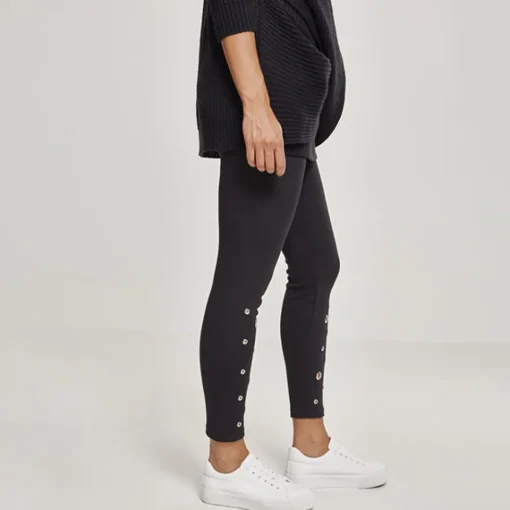 JEANS Leggingsit>Urban Classics Eyelet leggingsit musta