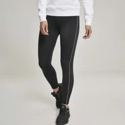 JEANS Leggingsit></noscript>Urban Classics High Waist Reflective leggingsit musta