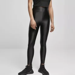 JEANS Leggingsit | Plus!>Urban Classics Highwaist Shiny leggingsit musta
