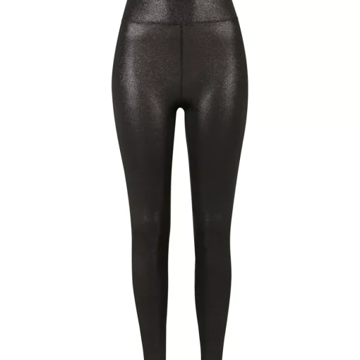 JEANS Leggingsit | Plus!>Urban Classics Highwaist Glamours leggingsit musta