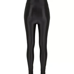 JEANS Leggingsit | Plus!></noscript>Urban Classics Highwaist Shiny leggingsit musta