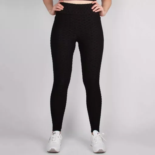 JEANS Leggingsit>Urban Classics Honeycomb leggingsit musta