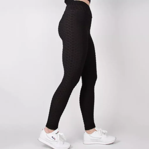 JEANS Leggingsit>Urban Classics Honeycomb leggingsit musta