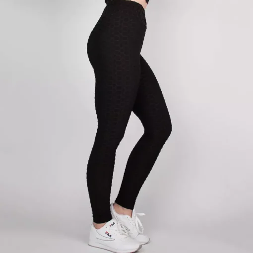JEANS Leggingsit>Urban Classics Honeycomb leggingsit musta
