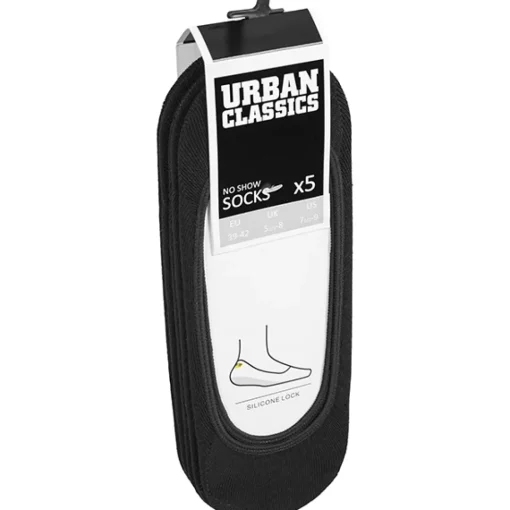 JEANS Sukat Ja Sukkahousut>Urban Classics Invisible sukat 5-pakkaus musta