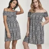 JEANS Minimekot>Urban Classics Off Shoulder mekko bandana