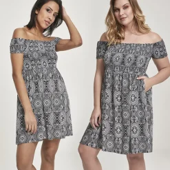 JEANS Minimekot>Urban Classics Off Shoulder mekko bandana