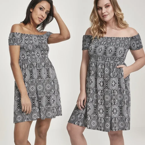 JEANS Minimekot>Urban Classics Off Shoulder mekko bandana