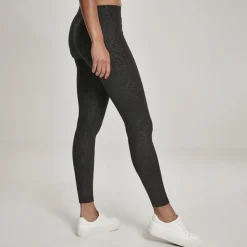 JEANS Leggingsit></noscript>Urban Classics Pattern leggingsit musta