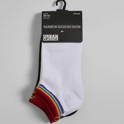 JEANS Sukat Ja Sukkahousut>Urban Classics Rainbow nilkkasukat 4-pakkaus