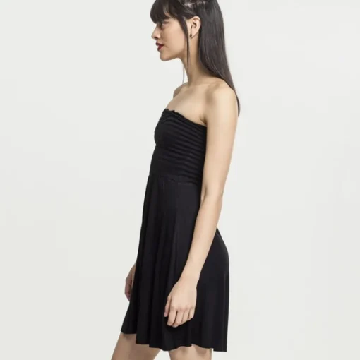 JEANS Minimekot>Urban Classics Smoke Bandeau mekko musta