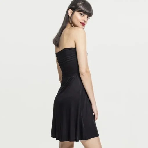 JEANS Minimekot>Urban Classics Smoke Bandeau mekko musta
