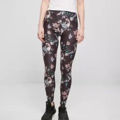 JEANS Leggingsit | Plus!>Urban Classics Soft AOP Leggingsit blacksoftflower