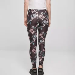 JEANS Leggingsit | Plus!></noscript>Urban Classics Soft AOP Leggingsit blacksoftflower