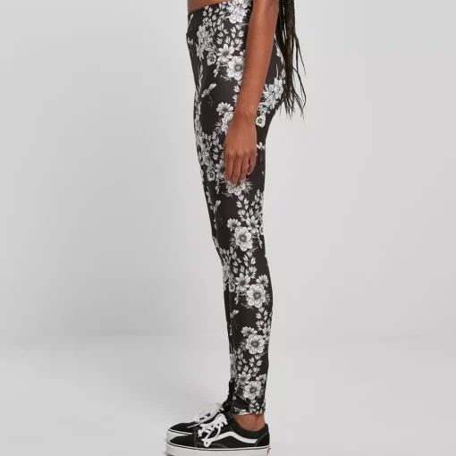 JEANS Leggingsit>Urban Classics Soft AOP Leggingsit blackflower