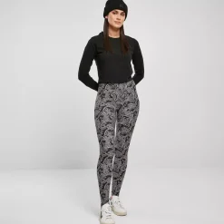 JEANS Leggingsit | Plus!></noscript>Urban Classics Soft AOP Leggingsit blacknewpaisley