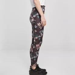 JEANS Leggingsit | Plus!></noscript>Urban Classics Soft AOP Leggingsit blacksoftflower