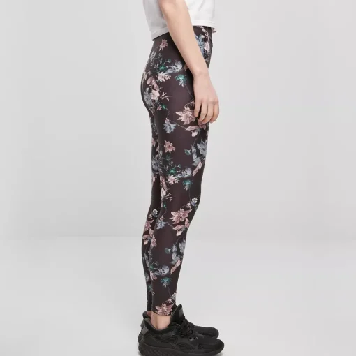 JEANS Leggingsit | Plus!>Urban Classics Soft AOP Leggingsit blacksoftflower