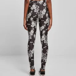 JEANS Leggingsit></noscript>Urban Classics Soft AOP Leggingsit blackflower