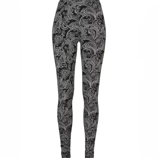 JEANS Leggingsit | Plus!>Urban Classics Soft AOP Leggingsit blacknewpaisley