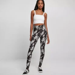 JEANS Leggingsit></noscript>Urban Classics Soft AOP Leggingsit blackflower