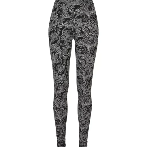 JEANS Leggingsit | Plus!>Urban Classics Soft AOP Leggingsit blacknewpaisley
