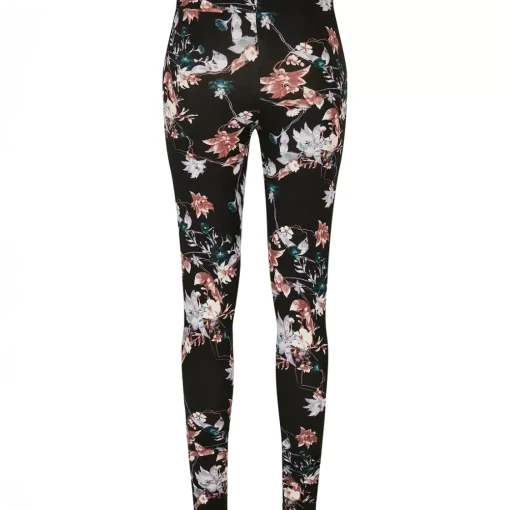 JEANS Leggingsit | Plus!>Urban Classics Soft AOP Leggingsit blacksoftflower