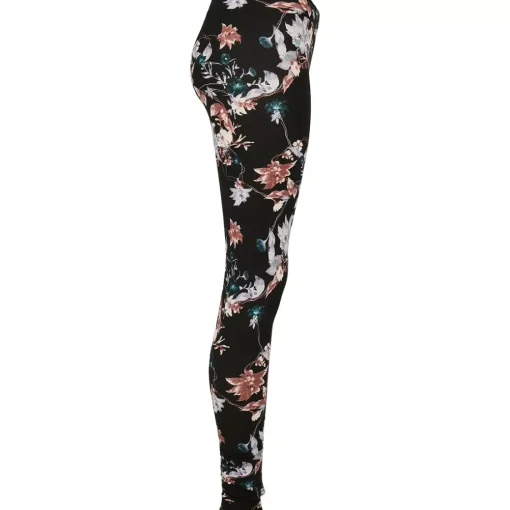 JEANS Leggingsit | Plus!>Urban Classics Soft AOP Leggingsit blacksoftflower