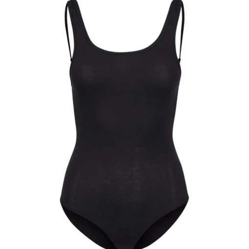 JEANS Lyhythihaiset Paidat Ja Topit>Urban Classics Stretch Rib body musta