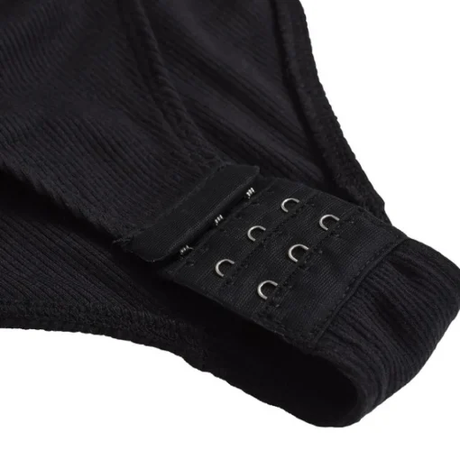 JEANS Lyhythihaiset Paidat Ja Topit>Urban Classics Stretch Rib body musta