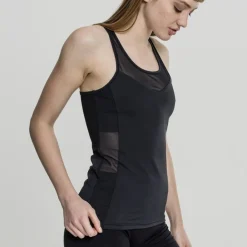 JEANS Lyhythihaiset Paidat Ja Topit>Urban Classics Tech Mesh toppi musta