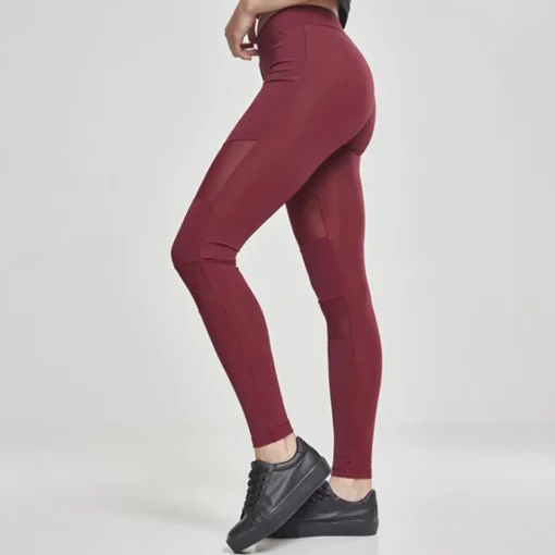 JEANS Leggingsit>Urban Classics Tech Mesh leggingsit burgundy