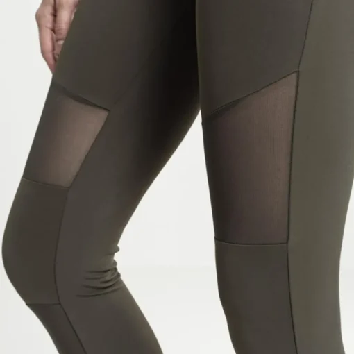JEANS Leggingsit>Urban Classics Tech Mesh leggingsit oliivi