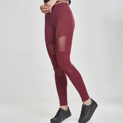 JEANS Leggingsit>Urban Classics Tech Mesh leggingsit burgundy