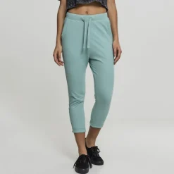JEANS Housut>Urban Classics Terry collegehousut minttu