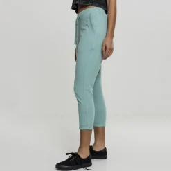 JEANS Housut>Urban Classics Terry collegehousut minttu